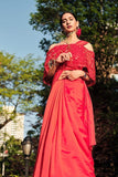 Scarlet Red Saree