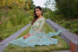 SAGE GREEN ANARKALI