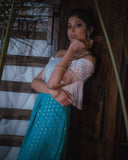 TEAL DHOTI SKIRT