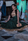 EMERALD MIRROR WORK LEHENGA