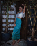 TEAL DHOTI SKIRT